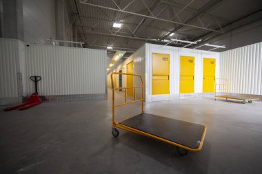 Kaunas / Litvanya 12 Ağustos 2019 Kişisel Depolama Tesisi