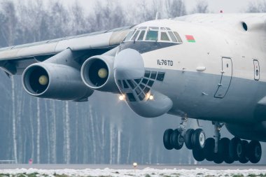 Kaunas Litvanya 2021-01-25 (EW-383) İlyuşin Il-76TD - Rubystar 