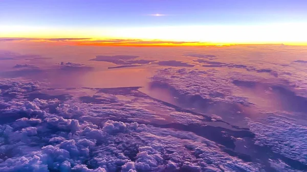 Sunrise Clouds Planet Earth — Φωτογραφία Αρχείου