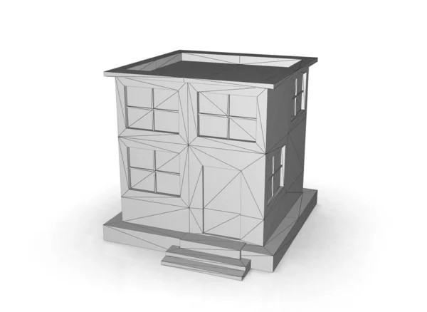 Isometrische Pictogrammen Infografische Elementen Die Lage Polyfabrieksgebouwen Magazijnen Kantoren Opleggers — Stockfoto