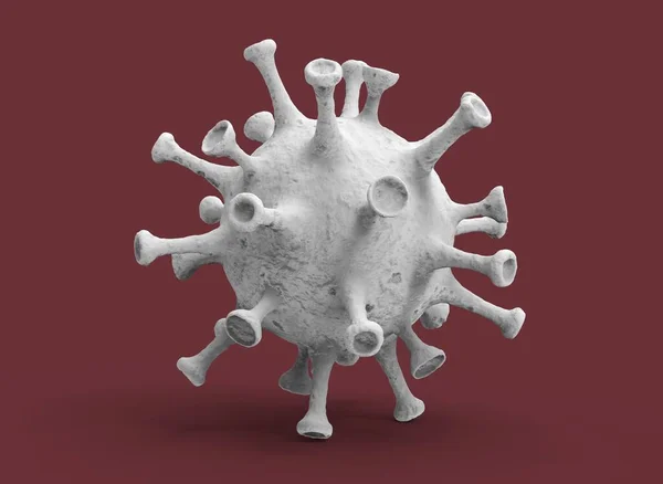 Virus Viscido Con Graffi Illustrazione Rendering — Foto Stock