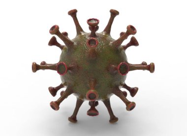 Virüs 3 boyutlu çizimlerle sümüksü..