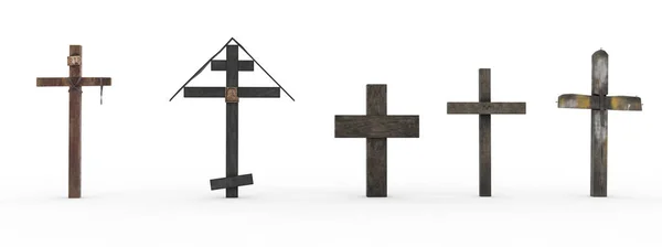 렌더링 배경에 십자가 — 스톡 사진