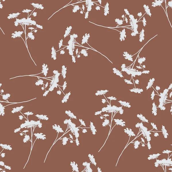 Minimalistisch Naadloos Patroon Plantaardige Textuur Voor Stoffen Verpakkingen Wallpapers Papier — Stockfoto