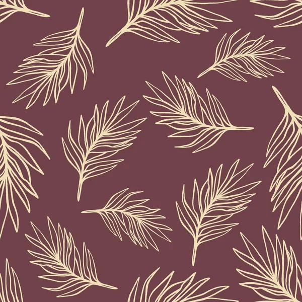 Ботанічний Орнамент Дизайн Паперу Обкладинки Тканини Домашнього Декору Візерунок Суконь — стокове фото