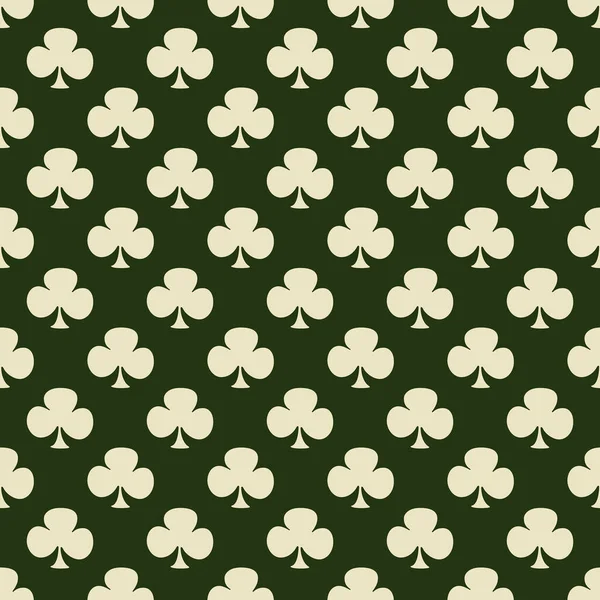 Seamless Minimalist Background Kids Use Paper Materials Kindergarten Wallpaper Clovers — Stock Photo, Image