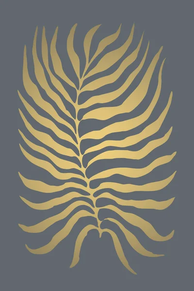 植物ポスター カバー ミニマリストと自然壁のアートのための抽象的なパターン — ストック写真