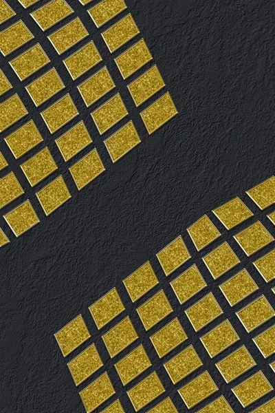 Väggkonst Med Gyllene Element För Användning Födelsedagskort Bröllopsinbjudningar Geometriskt Mönster — Stockfoto