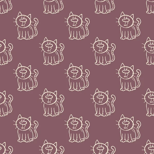 Childish pattern with funny animals. Baby texture for fabrics, packaging, textiles, wallpapers, garments.