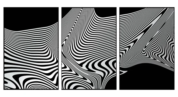 Колекція Вертикальних Фонів Друкованих Зображень Обкладинок Шпалер Чорно Біла Ілюстрація — стоковий вектор
