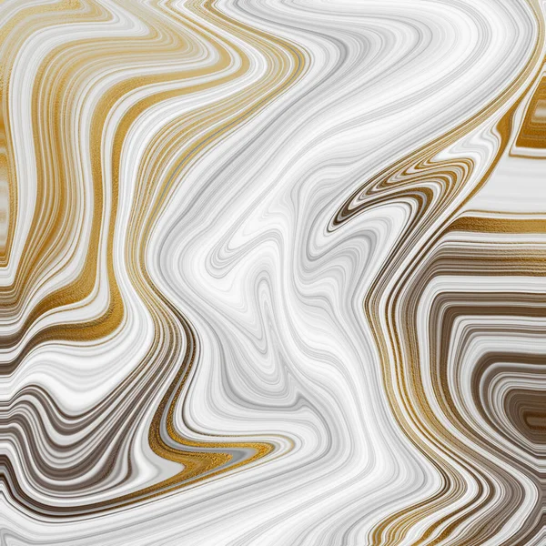 Abstraktní Pozadí Vlnitými Liniemi Umělecká Textura Zlatými Prvky Tapety Obaly — Stock fotografie