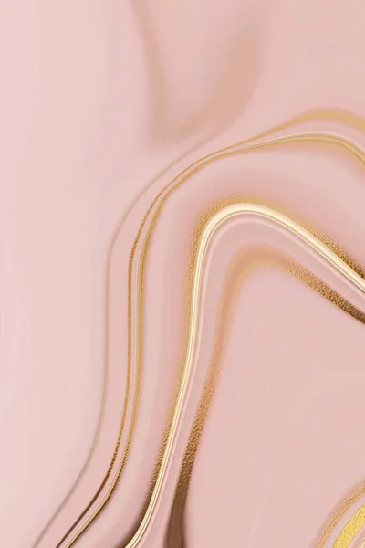 Flüssiger Marmor Design Abstrakte Malerei Hintergrund Mit Gold Splash Textur — Stockfoto