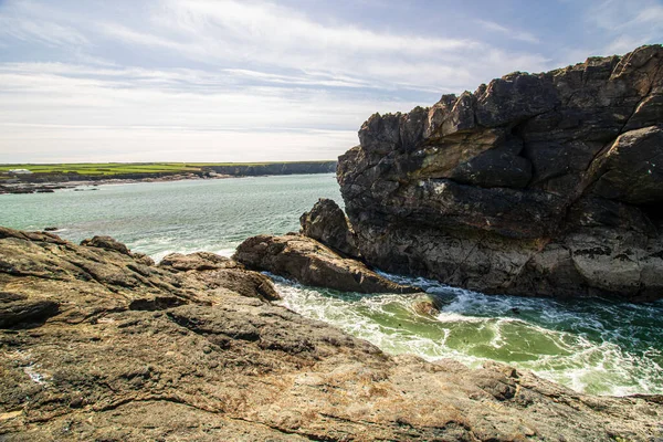 Vackert Sommarlandskap Vid Havet Padstow Cornwall England — Stockfoto