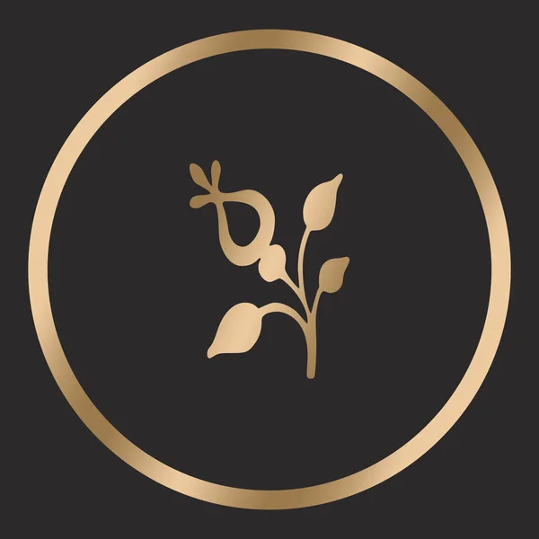 Logo Golden Company Sfondo Scuro Design Del Biglietto Visita Illustrazione — Vettoriale Stock