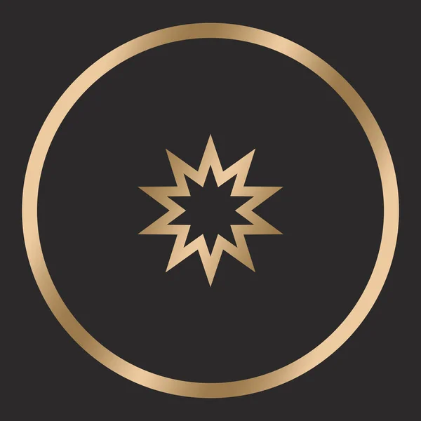 Логотип Golden Company Тёмном Фоне Дизайн Визитной Карточки Векторная Иллюстрация — стоковый вектор