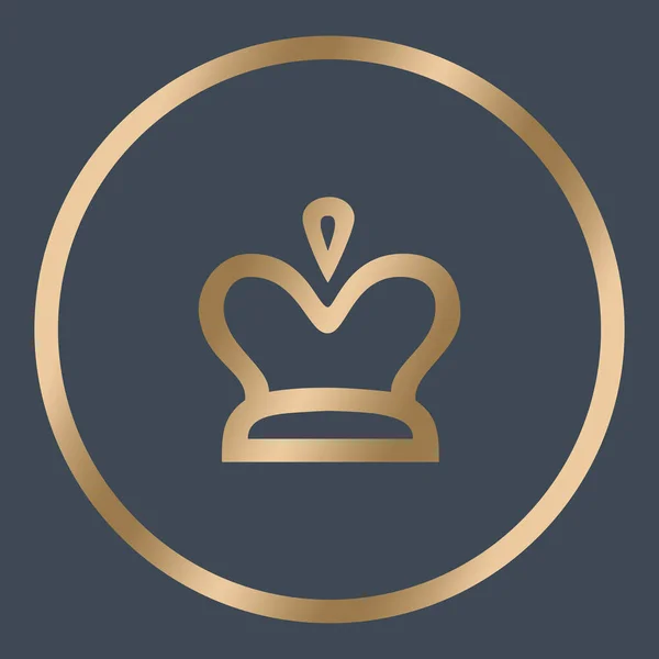 Logotipo Golden Company Fundo Azul Design Cartão Visita Ilustração Vetorial — Vetor de Stock