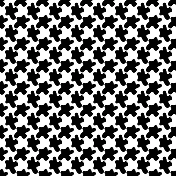 Geometric Seamless Black White Pattern Decorative Background Paper Fabrics Wallpapers — Stock Vector