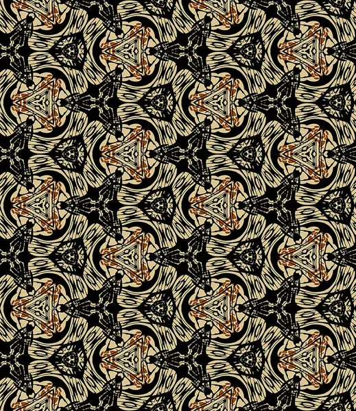Oriental Art Deco Seamless Pattern. Design for printing on textiles, wallpapers, backgrounds