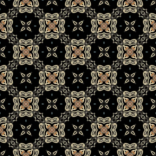 Oriental Art Deco Seamless Pattern. Design for printing on textiles, wallpapers, backgrounds