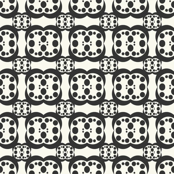 Seamless Black White Pattern Modern Stylish Abstract Texture Geometric Shapes — Stock Photo, Image