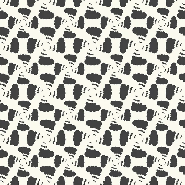 Modern Tarz Siyah Beyaz Desenli Tekrar Eden Geometrik Şekiller Duvar — Stok fotoğraf