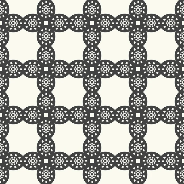 Modern Stijlvol Zwart Wit Patroon Herhaling Van Geometrische Vormen Geschikt — Stockfoto