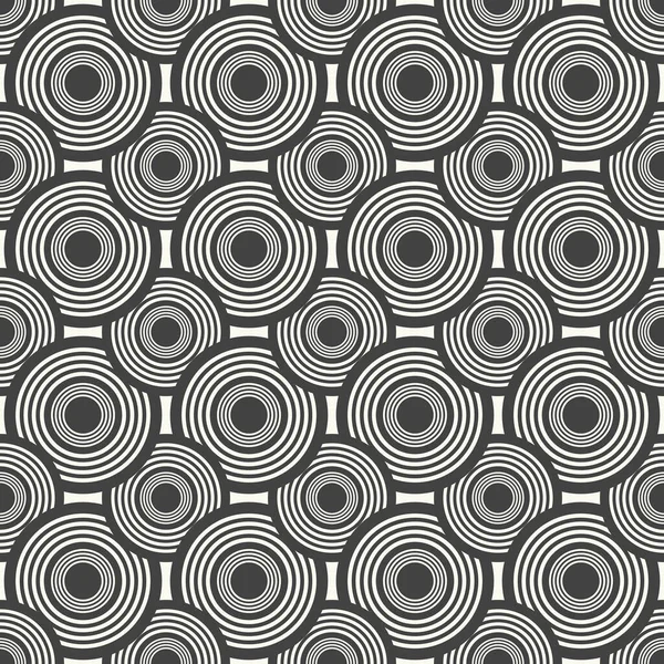 Modern Stijlvol Zwart Wit Patroon Herhaling Van Geometrische Vormen Geschikt — Stockfoto