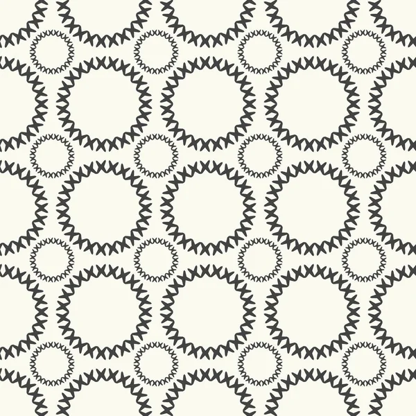現代的なシームレスな黒と白のパターン 幾何学的な形状を繰り返します バナー 招待状 ファブリックプリントに適しています — ストック写真