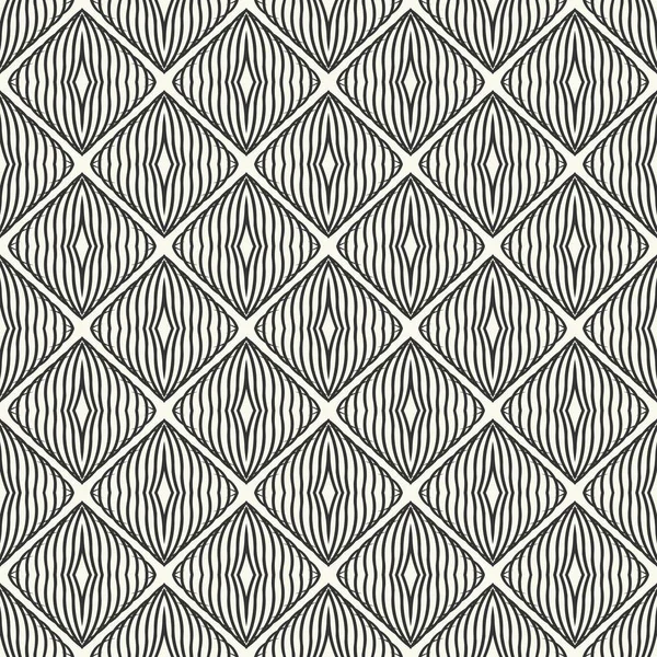 Geometric seamless pattern. Simple print on the fabric. Black and white printing. Suitable for wallpapers, packaging, banners, invitations, business cards, fabric prints