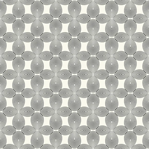 Geometrický Bezešvý Vzor Jednoduchý Otisk Tkanině Černobílý Tisk Vhodné Pro — Stock fotografie