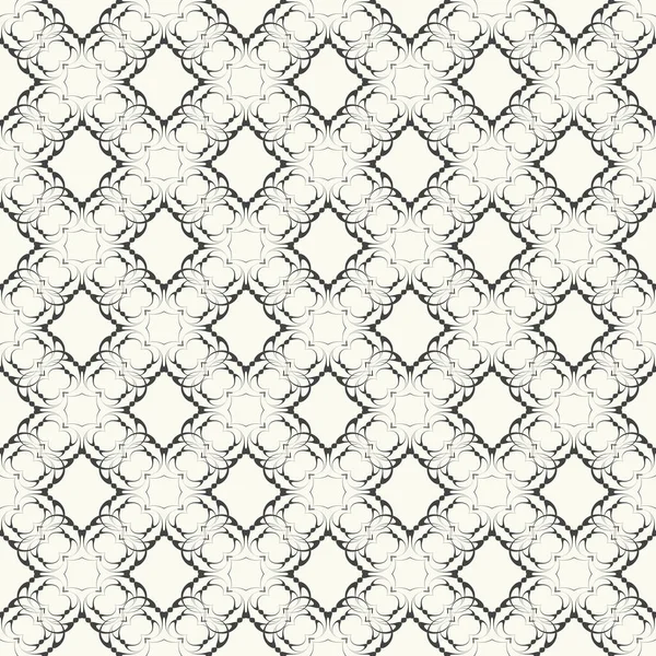 Geometrisches Nahtloses Muster Einfacher Druck Auf Den Stoff Schwarz Weiß — Stockfoto