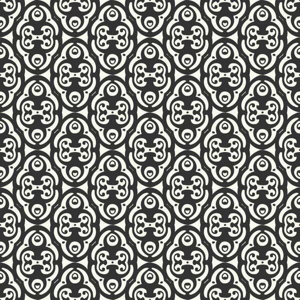 Naadloos Zwart Wit Patroon Een Moderne Stijlvolle Abstracte Textuur Textuur — Stockfoto