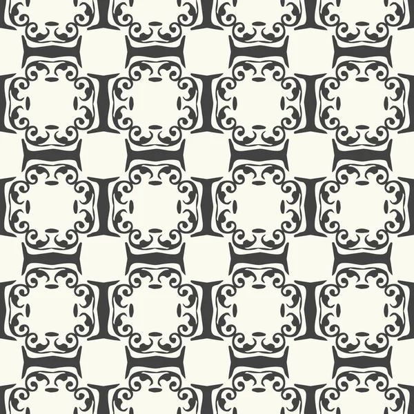 Dekorativní Černobílý Vzor Tapety Tkaniny Design Dlaždice Lze Vzájemně Kombinovat — Stock fotografie