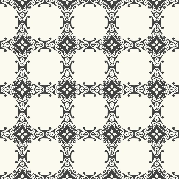 Padrão Preto Branco Decorativo Para Papéis Parede Tecidos Design Telhas — Fotografia de Stock