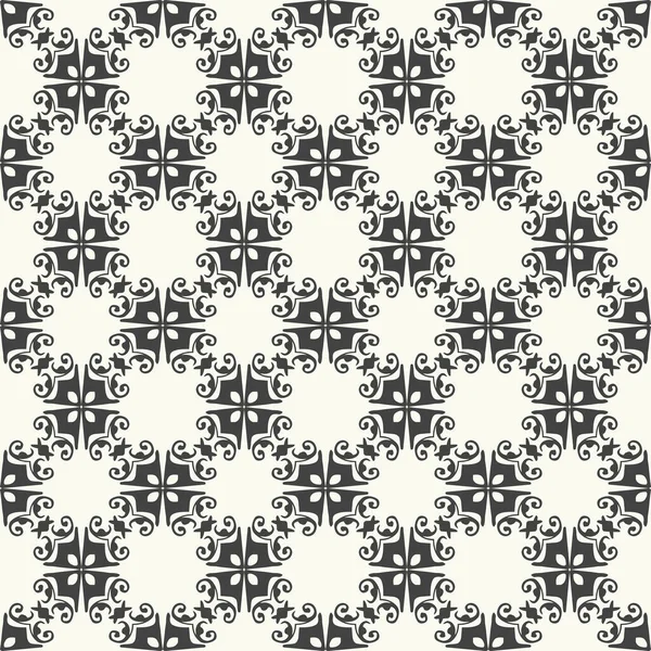 Декоративный Бесшовный Черно Белый Узор Обоев Мебели Дизайна Плитки Можно — стоковое фото