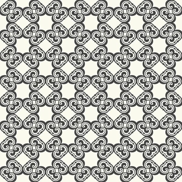 Decoratieve Naadloze Zwart Wit Patroon Voor Wallpapers Stoffen Design Tegels — Stockfoto