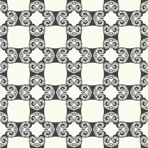 Dekorativní Bezešvé Černobílý Vzor Pro Tapety Tkaniny Design Dlaždice Lze — Stock fotografie