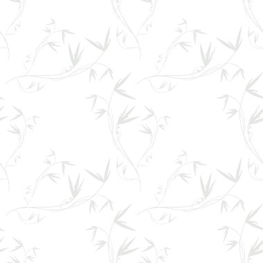 Modern, kusursuz botanik geçmişi. Kağıt, kapak, kumaş, iç tasarım için beyaz arka planda dekoratif desen. Elbiseler, bluzlar, etekler için kumaşın görünümü. 