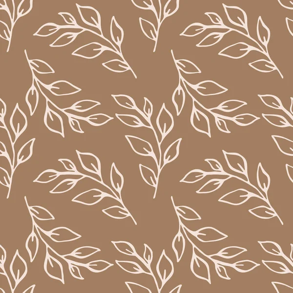 シームレスな植物の背景 カバー ファブリック インテリアデザインのためのパターン 材料は ドレス ブラウス スカート オットマンのための外観 — ストック写真
