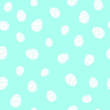 Dikişsiz desen Paskalya yortusu yumurta.