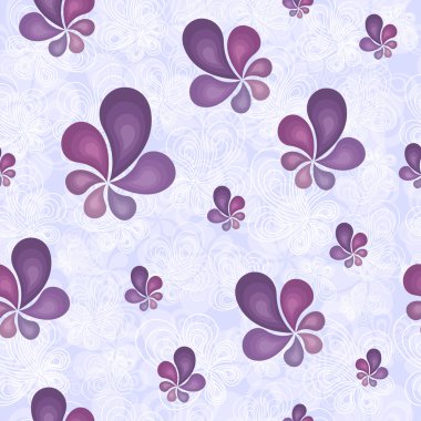 Güzel sorunsuz yaprak desen. Vektör çizim.