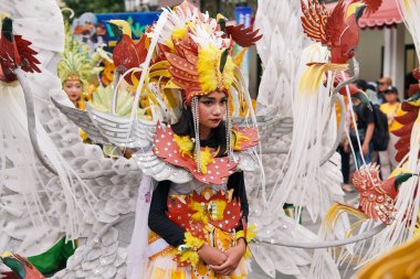 Kültürel Yürüyüş Yürüyüşü Bandosu. Yogyakarta, Endonezya - 19 Aralık 2025