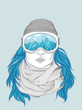 snowboard kız