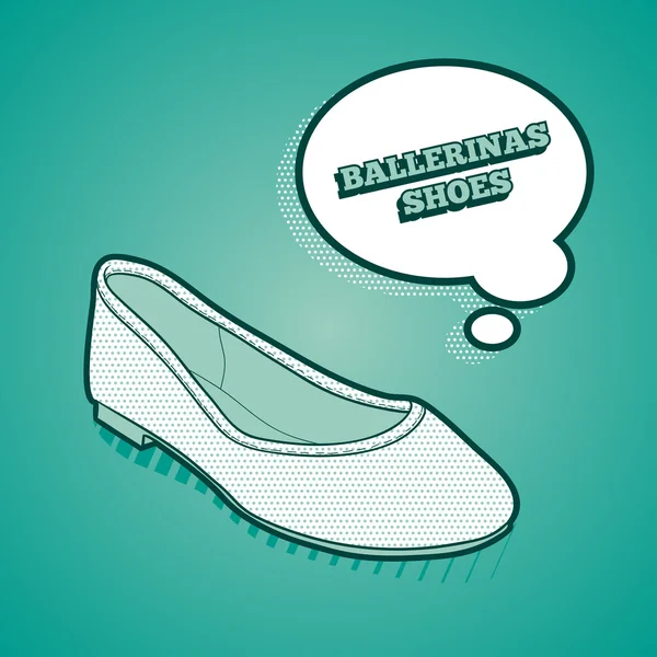 Módní boty. — Stockový vektor