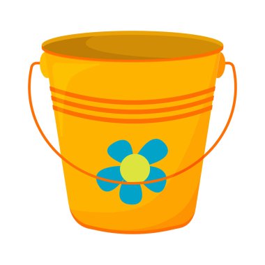 Beyaz arkaplanda renkli kova illüstrasyonu izole edildi