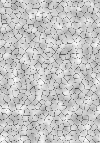 Szare tło z białymi pasemkami i wzorem nieregularnych wielościanów — Zdjęcie stockowe