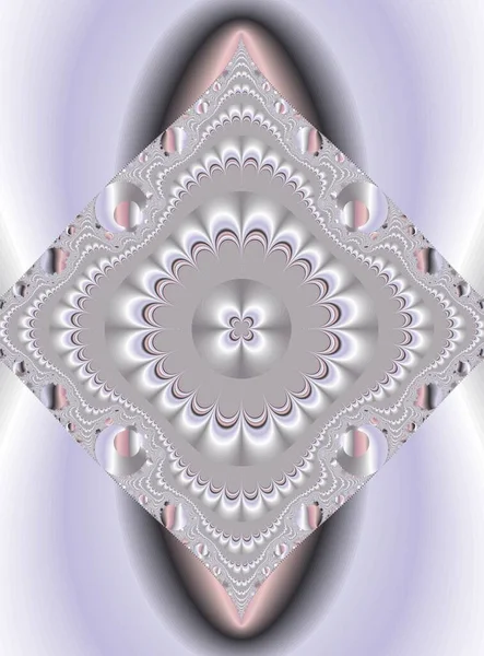 Padrão fractal, flor, gráficos exclusivos, design de desenho abstrato criativo com elementos gráficos fractais — Fotografia de Stock