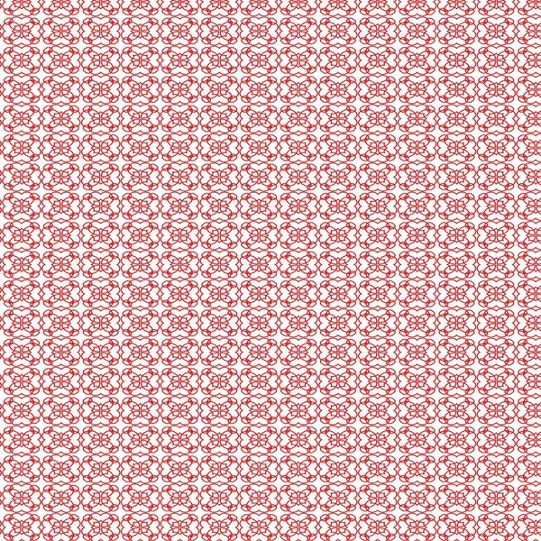 Moderne abstrakte Hintergrundtextur im geometrischen Stil. rotes Muster auf weißem Hintergrund, dekoratives Tapetendesign. Ideal für den Druck auf Stoff oder Papier. — Stockfoto