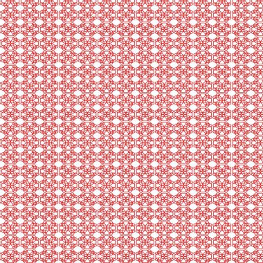 geometrik tarzda modern soyut arkaplan dokusu. Beyaz arkaplanda kırmızı desen, dekoratif duvar kağıdı tasarımı. Kumaş ya da kağıt üzerine yazdırmak için ideal.