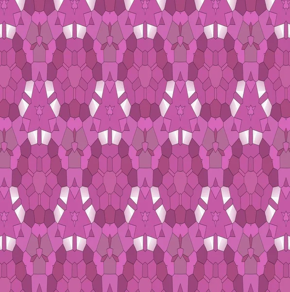 abstract pattern in pink tones with fractal graphic elements, seamless background